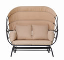 2-Person Outdoor Swing Chair with Adjustable Canopy by HouseOfZazla