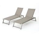 Myers Modern Chaise Lounge Set With Adjustable Back