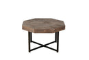 Wood Octagonal Vintage Patchwork Coffee Table by HouseOfZazla