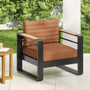 Giovanna - Club Chair Set With Aluminum Frame