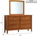Daniel - Dresser, 6 Drawer by HouseOfZazla