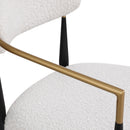 Upholstered Bar Stools With Backs for Kitchen Island (Set of 2) - Beige by HouseOfZazla