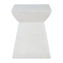 Antique-Textured Magnesium Oxide Outdoor Side Table by HouseOfZazla