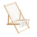 Bamboo Weaving Chair Set With Handwoven Rope For Patio And Living Spaces - Natural by HouseOfZazla