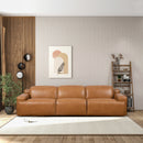 Urbana - Triple Power Recliner Sofa - Tan by HouseOfZazla