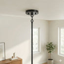 Essence - Single Lights Pendant With Shade - Black / Rattan by HouseOfZazla