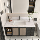 Bianco Carrara Venato Marble Vanity Top With Pre Drilled Faucet Hole And Undermount Sink by HouseOfZazla