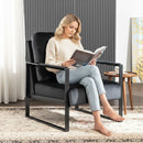 Classic Mid Century Modern Accent Chair With Durable Square Metal Frame, Armchair by Unique Piece Furniture