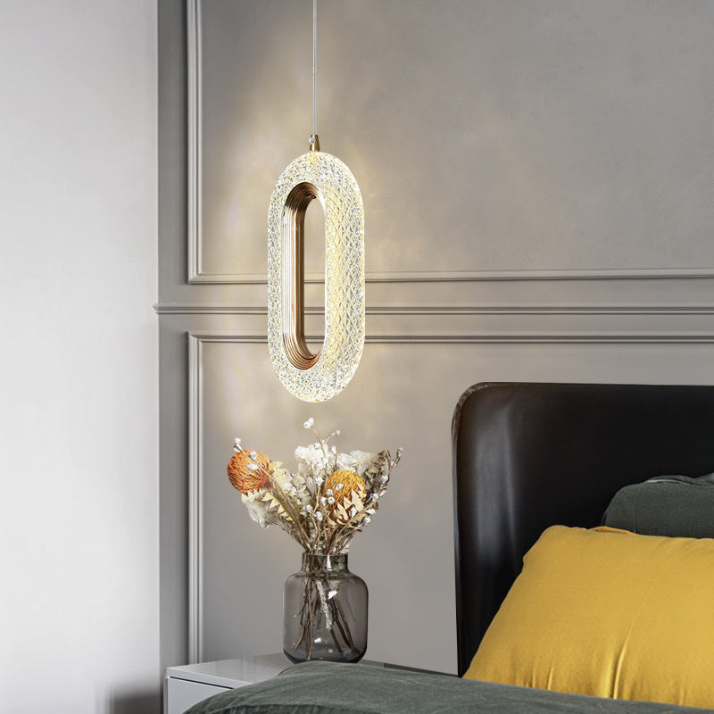 Light Luxury Postmodern Extremely Simple Head Small Chandelier, photo 5 of 9
