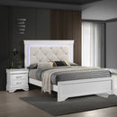 3 Piece Bedroom Set With LED Lighting, 2 Nightstands by HouseOfZazla