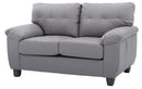 Stylish Loveseat With Padded Arms by HouseOfZazla