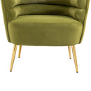 Accent Chair, leisure single chair with Golden feet