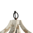4 Light Chandelier, Hanging Light Fixture With Adjustable Chain For Kitchen, Bulb Not Included - Cream by HouseOfZazla