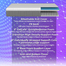 12" Recharge Hybrid Cooling Hypergel Quick Response Foam & Coil Mattress by HouseOfZazla