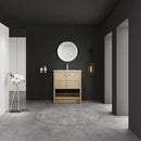 Modern Freestanding Bathroom Vanity With Ceramic Sink And Soft Closing Doors by Unique Piece Furniture