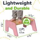 1-Step Wooden Stool for Kids