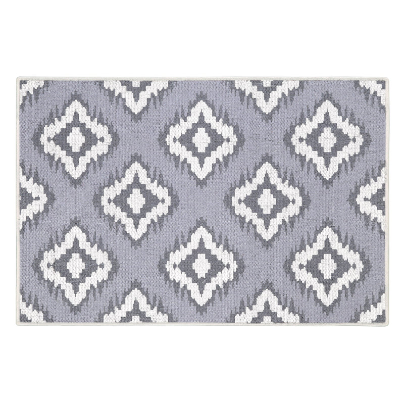 Sussexhome Tetra Multi Collection 2 x 3 Foot Heavy Duty Low Pile  Landing Rug Runner