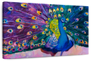 Dazzling Peacock Wall Art