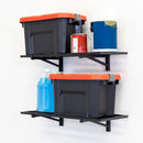 2' x 2' Bristol Garage Wall Mount Shelves | 2 Pack | Black by StoreYourBoard