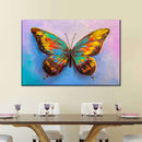 Multicolored Butterfly Wall Art