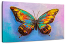 Multicolored Butterfly Wall Art