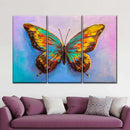 Multicolored Butterfly Wall Art