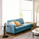 Modular 3-Seat L-shaped Sectional Sofa with Reversible Chaise and 2 USB Ports-Green by LJGDeals