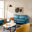 Modular L-shaped Sectional Sofa with Reversible Ottoman and 2 USB Ports by LJGDeals