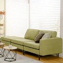 Modular L-shaped Sectional Sofa with Reversible Ottoman and 2 USB Ports by LJGDeals