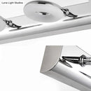 GobekUsa 2/3 Head Bathroom Wall Vanity Light with Acrylic Shade - Silver Finish, Warm/White Lighting