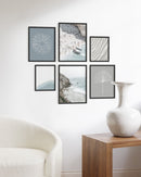 Coastal gallery wall