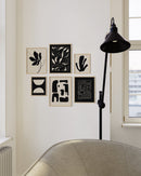 Abstract gallery wall