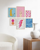 Preppy gallery wall