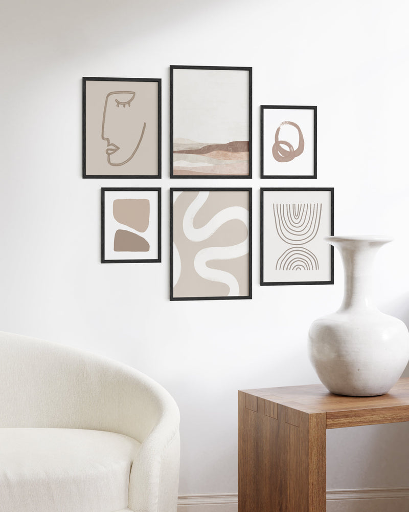 Cream gallery wall, photo 3 of 4