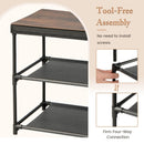 2-Drawer Nightstand with Removable Fabric Bins and Pull Handles by LJGDeals