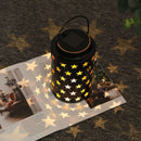 2 Pack Solar Lantern Lights Outdoor (Hollow Stars) by JHY DESIGN