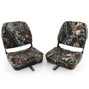 2-Piece Folding Boat Seat Set with Sponge Padding-Camouflage by LJGDeals