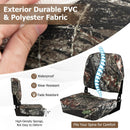2-Piece Folding Boat Seat Set with Sponge Padding-Camouflage by LJGDeals