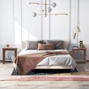 2-Tier Modern Compact End Table with Storage Shelf by LJGDeals