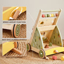 Tiny Land® Sage Green Wooden Baby Walker