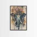 Ganesh Wall Art, Ganesha Painting Print, Framed Canvas Print, Painting of Ganesha, Ganesh Art, Hindu Art, Hinduism Home Decor