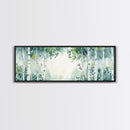 Aspen Trees Oil Painting Canvas Print, Autumn Aspens Print, Muted White Tree Wall Art Country Farmhouse Wall Art Birch Tree Art