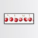Panoramic Cherry painting Print - Kitchen Home Decor - Trendy Dorm Room Wall Art - Dining Room Decor - Cherry Art - Cherry Painting