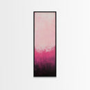 Gradient Pink Ombre Framed Canvas Print Light Pink Abstract Wall Art Bedroom or Living Room Coastal Cowgirl Aesthetic