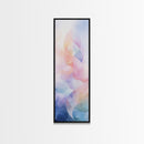 Pastel Abstract Canvas Print Featuring Light Pink Abstract Art, Geometric Wall Art, And Sage Green Accent Ideal Above Sofa