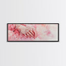Elegant Lace Hands Canvas Print Feminine Glam Art Light Pink Wall Art Romantic Home Decor Vertical Artwork Gift Idea For Her