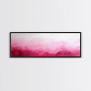 Soft Gradient Canvas Print Horizontal Light Pink Wall Art Minimalist Boho Bedroom Rustic Farmhouse Decor Above Bed Pastel Design