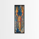 Lobster Painting, Coastal Wall Art, Nautical Decor, Seafood Art, Framed  Print, Rustic Wall Art, Farmhouse Art, Kitchen Wall Art