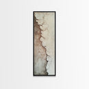 Textured abstract, wabi sabi wall art, minimalist art, geometric wall art, extra wide art, framed canvas print, sage green wall art