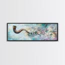 Abstract Smoke Pipe Art Canvas Print - Surreal Colorful Painting, Fantasy Wall Decor, Boho Home Aesthetic, Bar Lounge Art